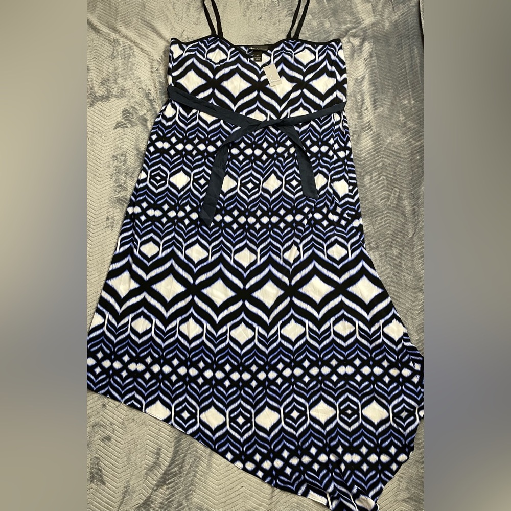 NWT‎ Lane Bryant Lightweight Belted Maxi Beach Vacation Dress 14/16